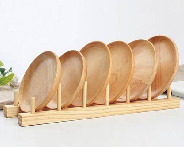 木質(zhì)碗碟架